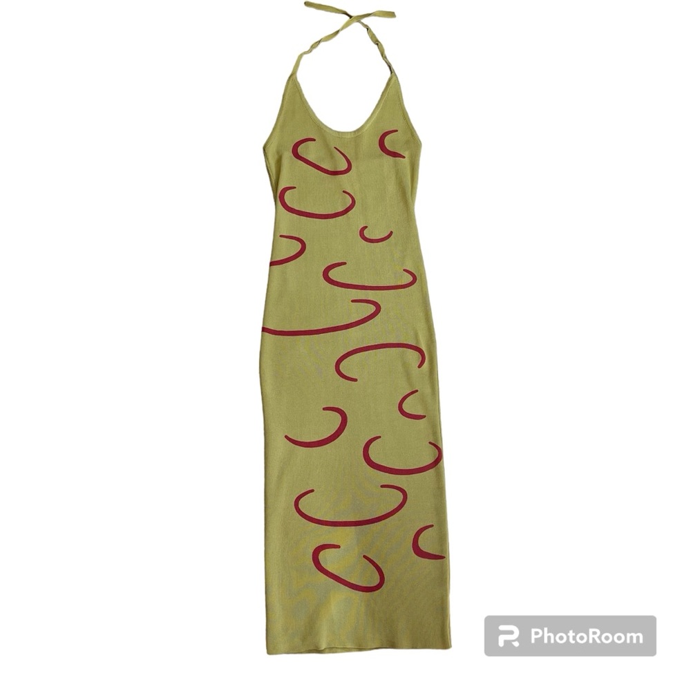 AMAZON Y2K Halter Midi Dress US Size S